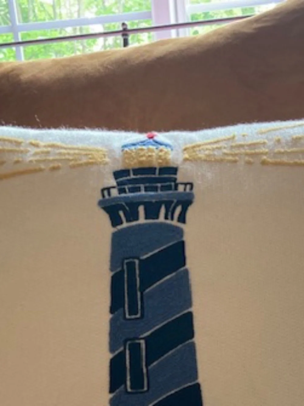 Pottery Barn Lighthouse Pillow